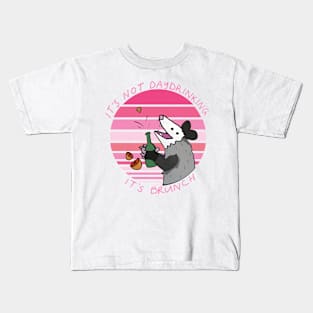 It's Not Daydrinking It's Brunch Possum Kids T-Shirt